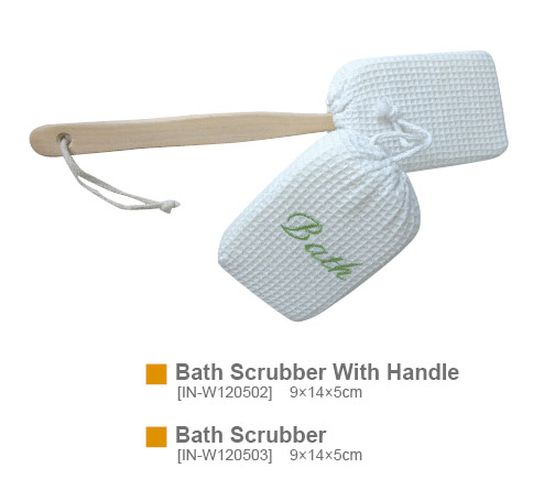 Bath Scrubber With Handle