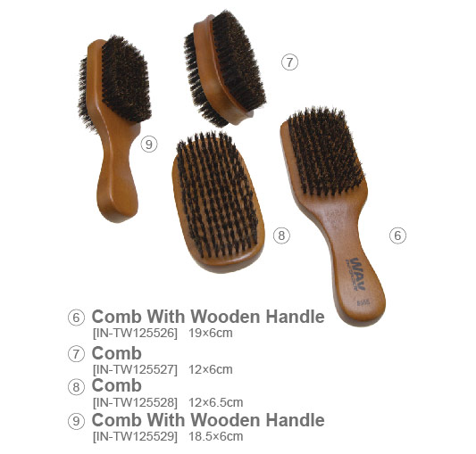 Comb With Wooden Handle