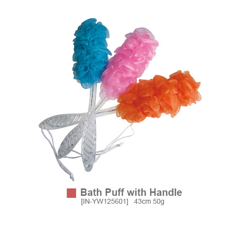Bath Puff with Handle